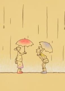 履物と傘の物語